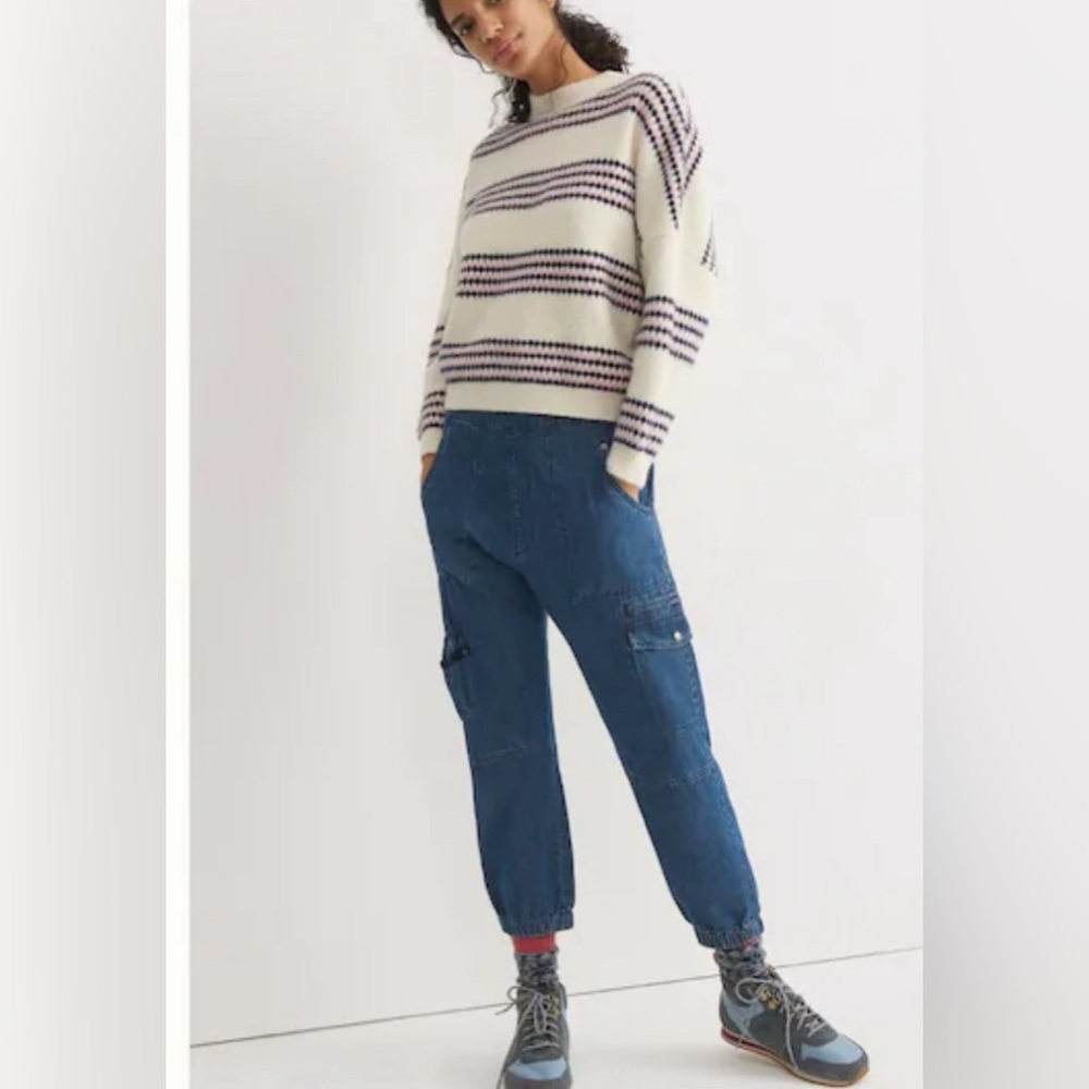 Pilcro and the letterpress by Anthropologie size 6 denim utility cargo jeans